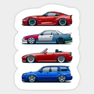 JDM legends Sticker